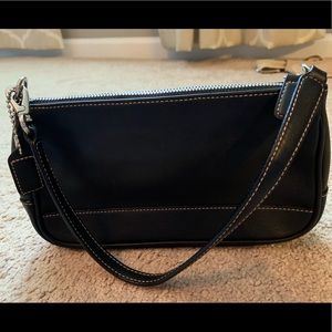 Small Black Coach Purse EUC